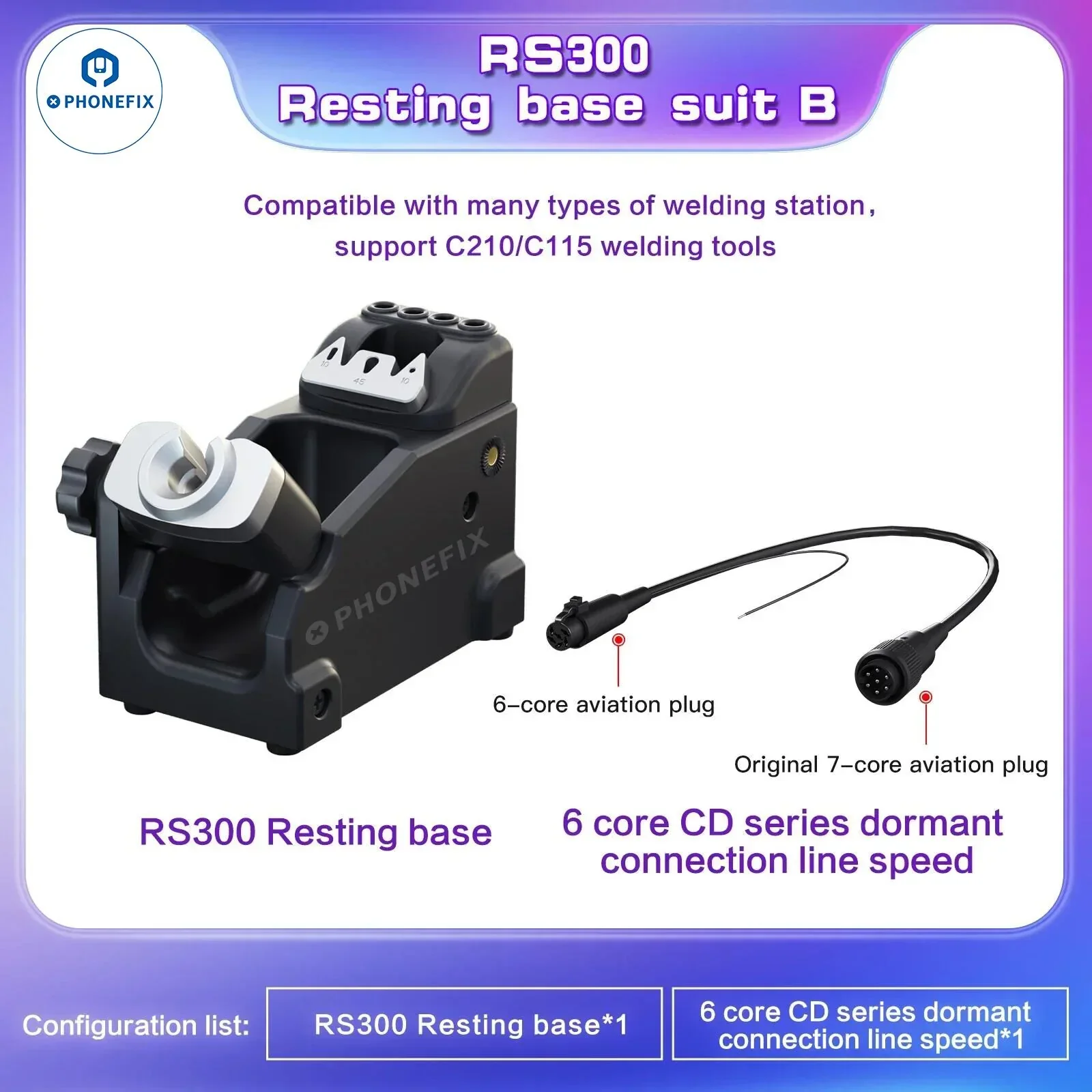 i2C RS300 RS400 C115 C210 C245 C470 Soldering Handle Sleep Base - Image 15