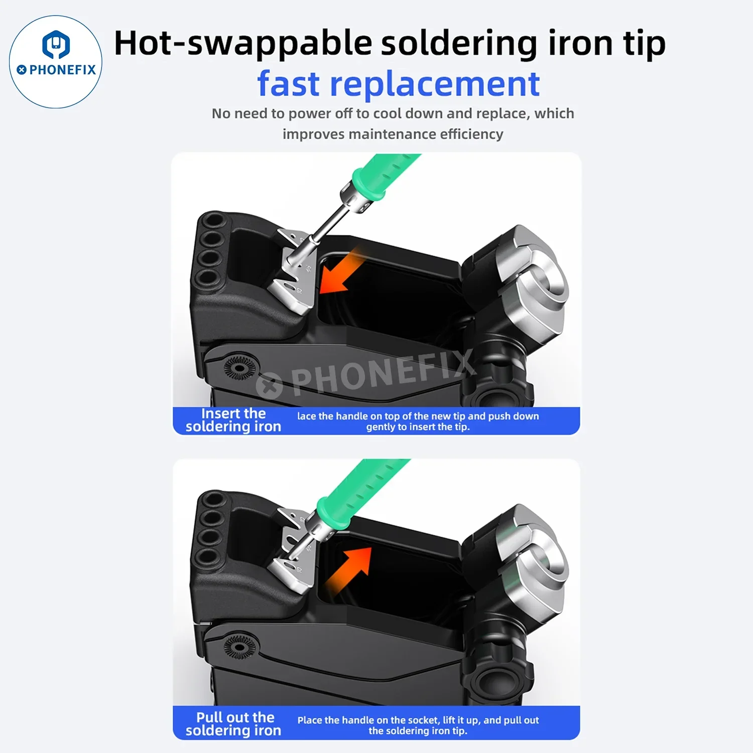 i2C RS300 RS400 C115 C210 C245 C470 Soldering Handle Sleep Base - Image 3