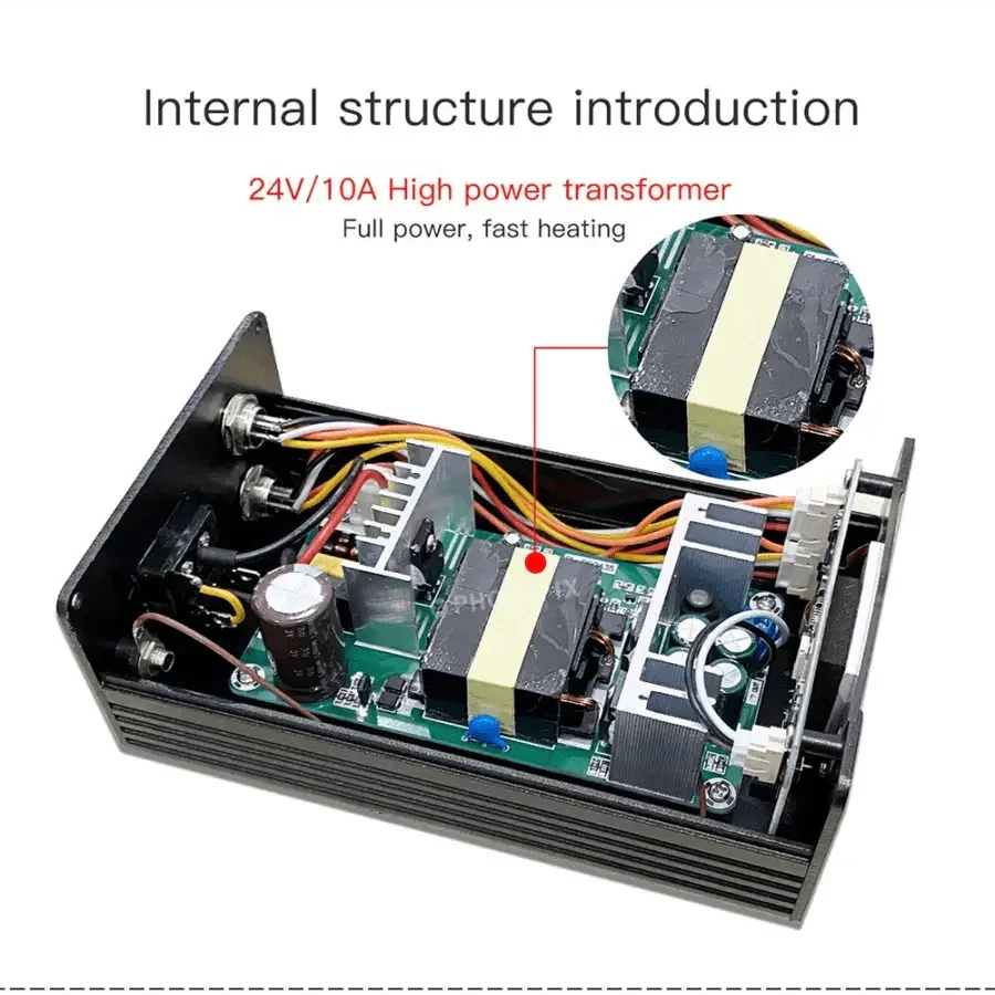 i2C T12 Plus 240W Soldering Station With T12 Dual welding handles - Image 8