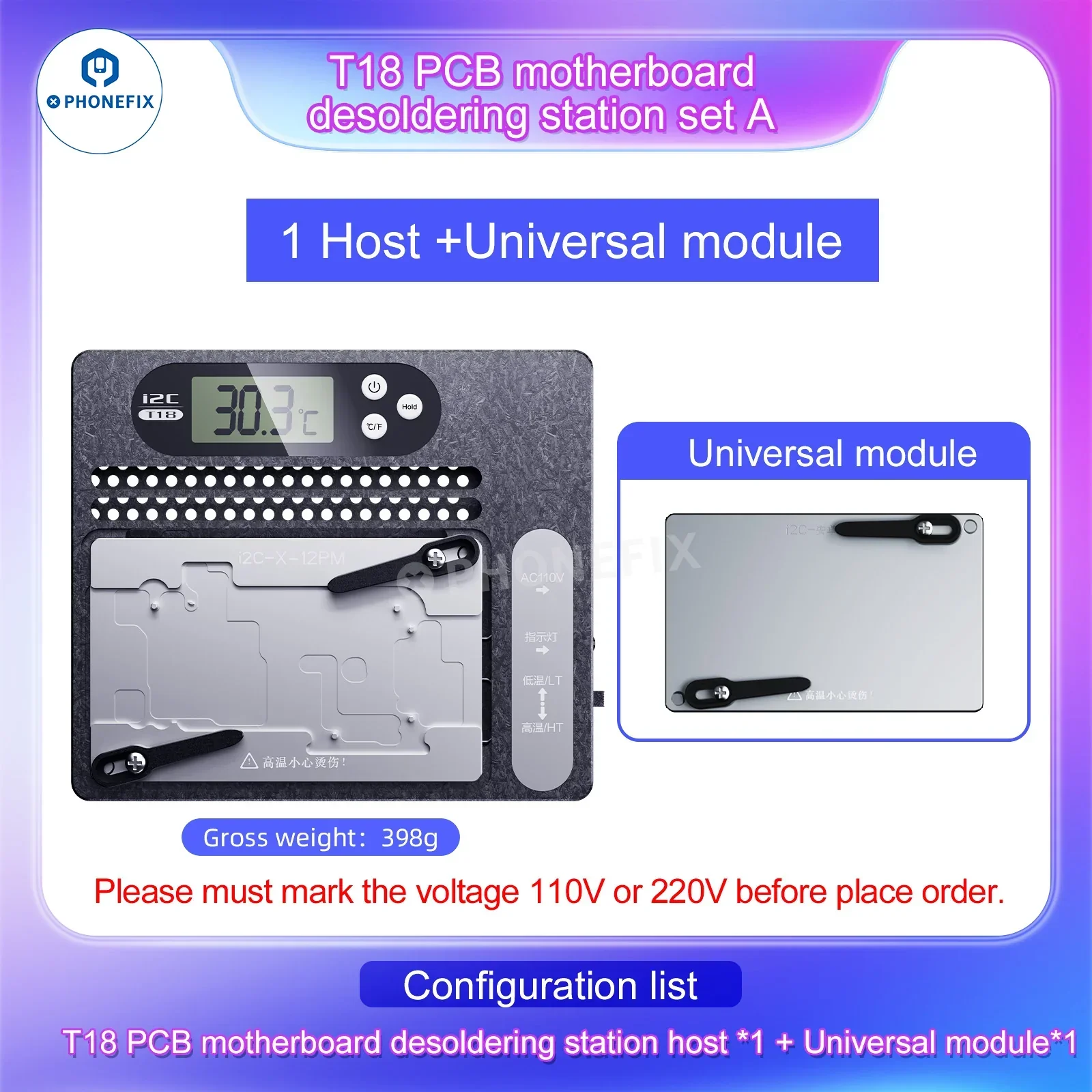 I2C T18 Motherboard Layered Desoldering Station For iPhone X-16 Pro Max - Image 6