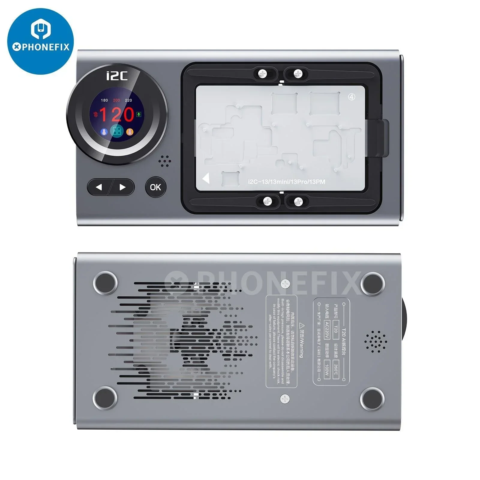 i2C T20 Intelligent PCB De-soldering Station For iPhone X-16 Pro Max - Image 10