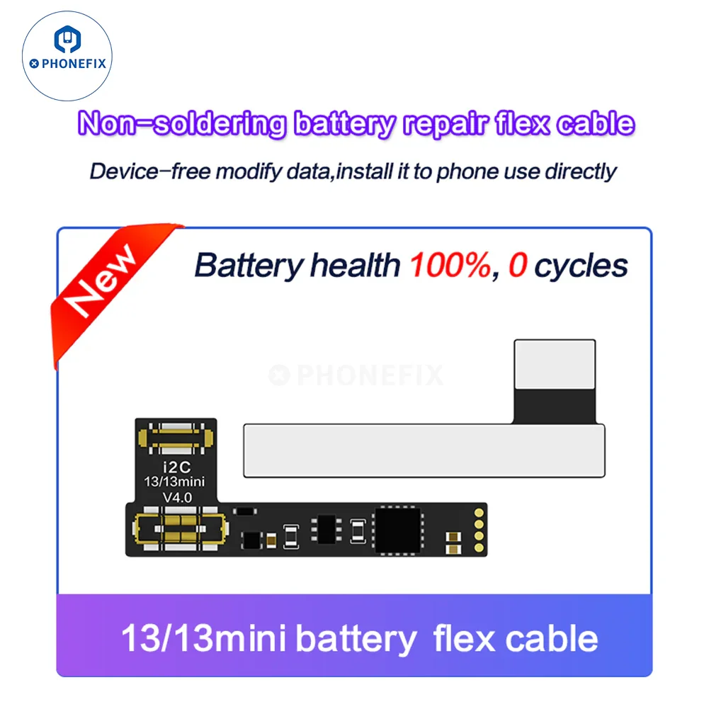 i2C Tag-on Battery Repair Flex Cable For iPhone 11-15 Pro Max - Image 10