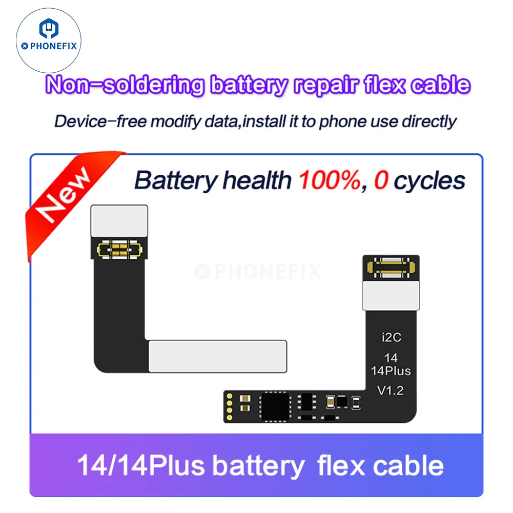 i2C Tag-on Battery Repair Flex Cable For iPhone 11-15 Pro Max - Image 12