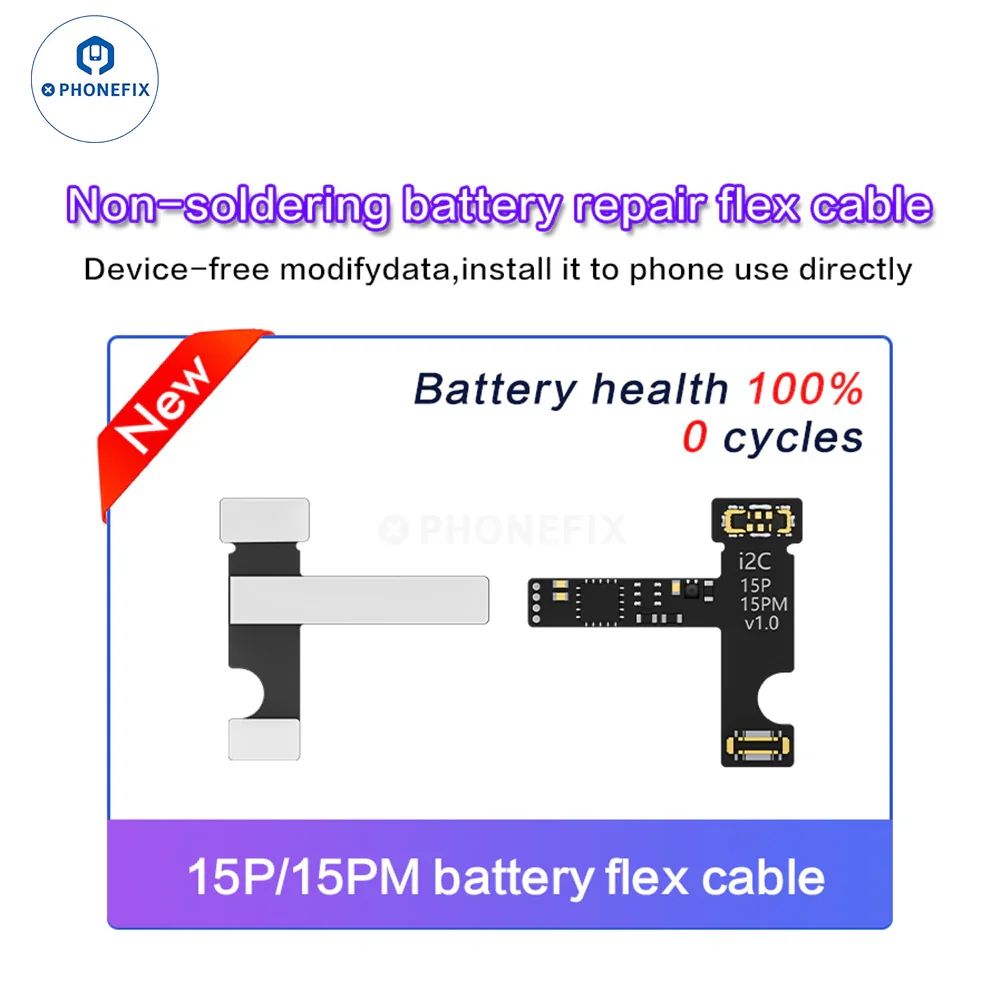 i2C Tag-on Battery Repair Flex Cable For iPhone 11-15 Pro Max - Image 3