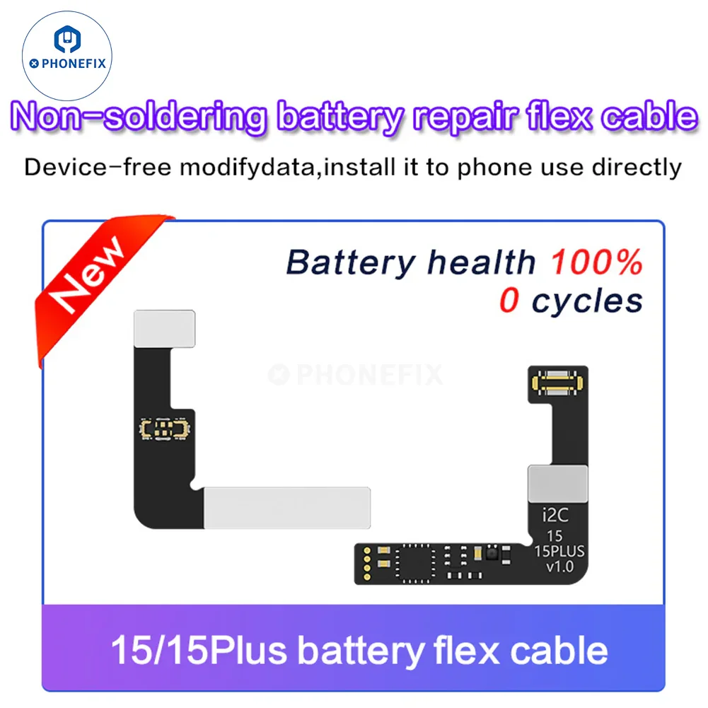 i2C Tag-on Battery Repair Flex Cable For iPhone 11-15 Pro Max - Image 4