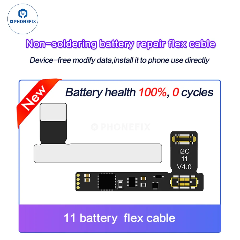 i2C Tag-on Battery Repair Flex Cable For iPhone 11-15 Pro Max - Image 5