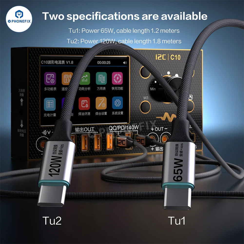 i2C Turbo USB-C Fast Flash Charging Cable for iOS Android Phones - Image 4