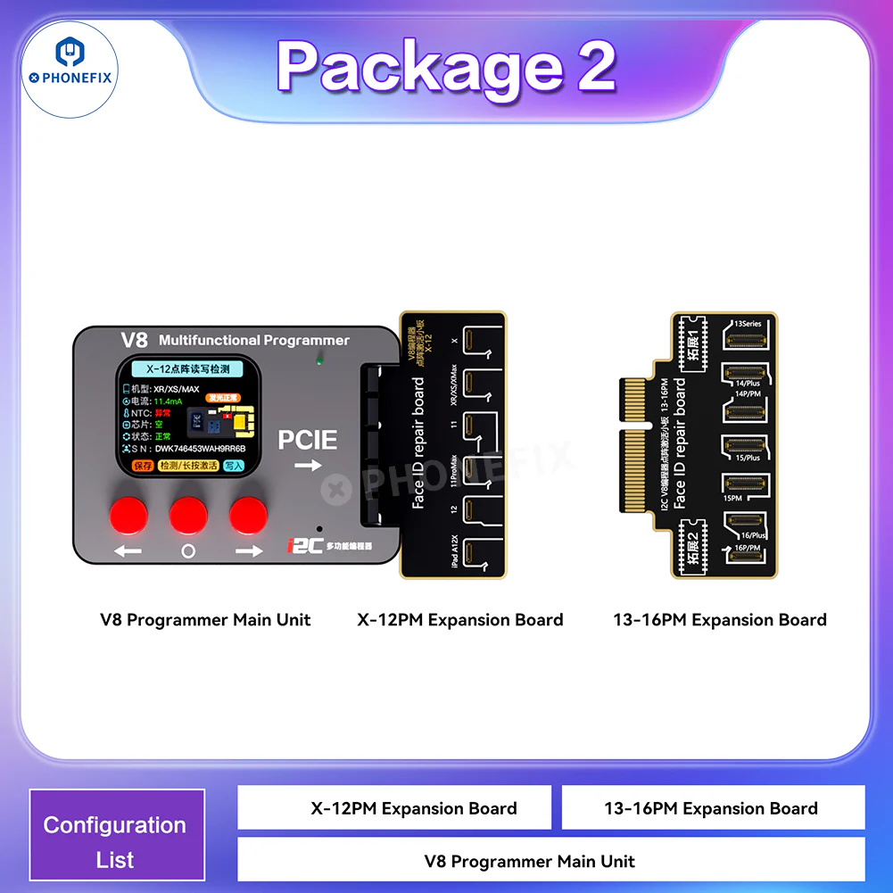 i2C V8 Multifunctional Phone Programmer for iPhone Face ID Repair - Image 4