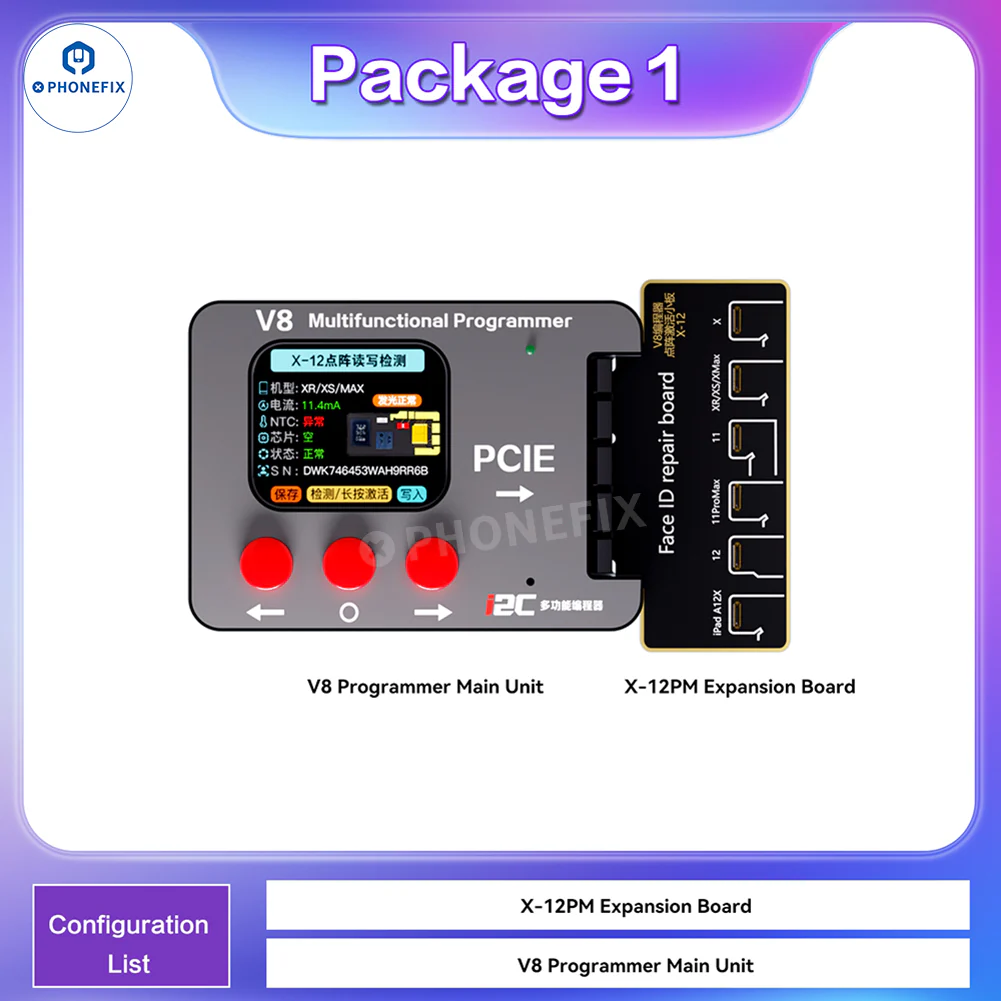 i2C V8 Multifunctional Phone Programmer for iPhone Face ID Repair - Image 5