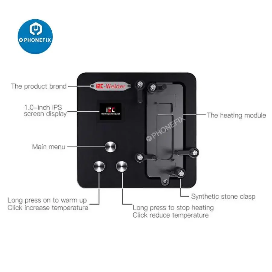 i2C-Welder Intelligent Desoldering Platform For iPhone X-14 Pro Max - Image 8