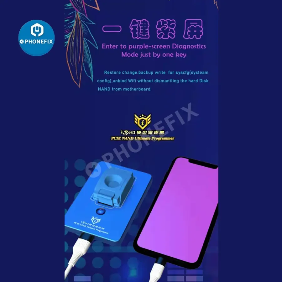 ibox P12 box irepair BGA110 NAND Programmer DFU Purple Screen Tool - Image 5
