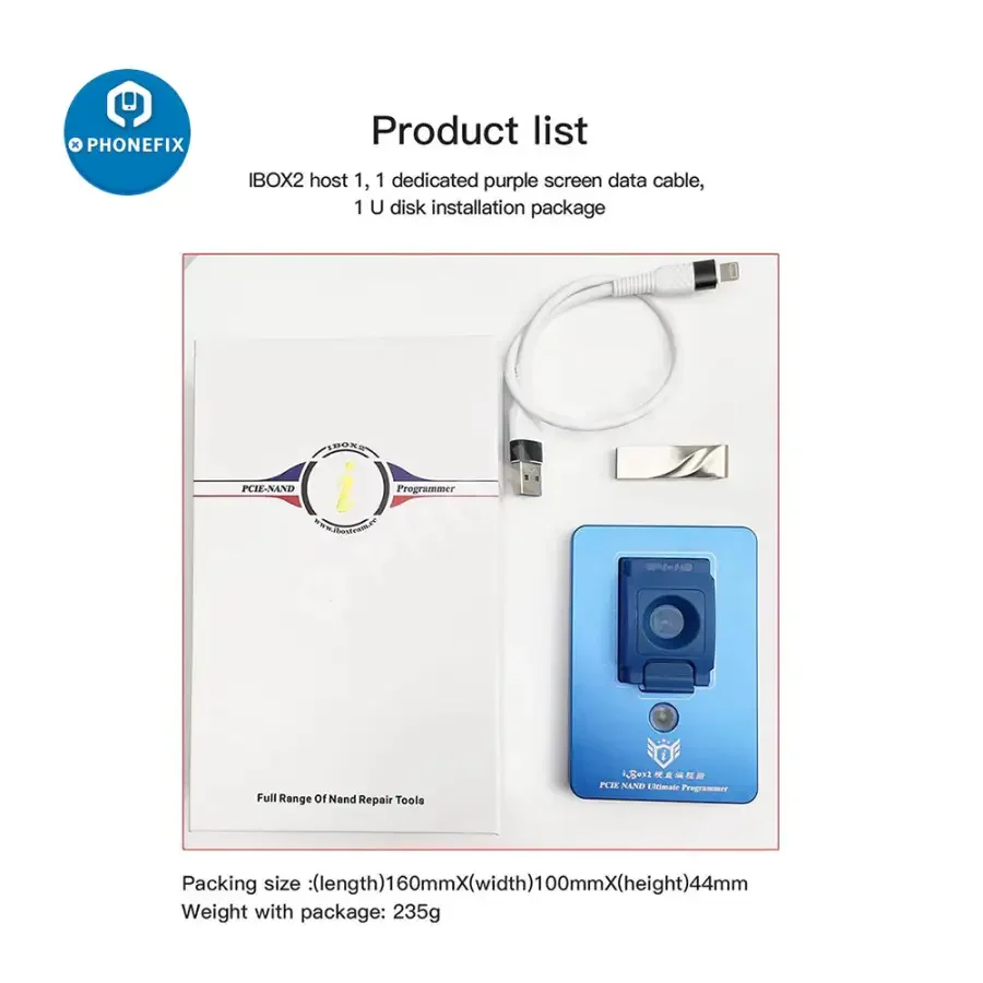 ibox P12 box irepair BGA110 NAND Programmer DFU Purple Screen Tool - Image 7