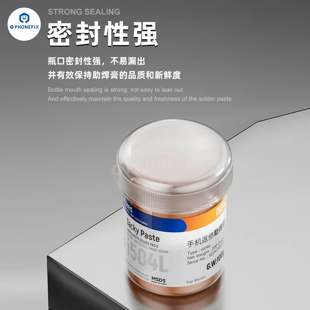 iFixes BGA Repair Solder Paste Lead-free No-clean Flux Paste 100G - Image 4