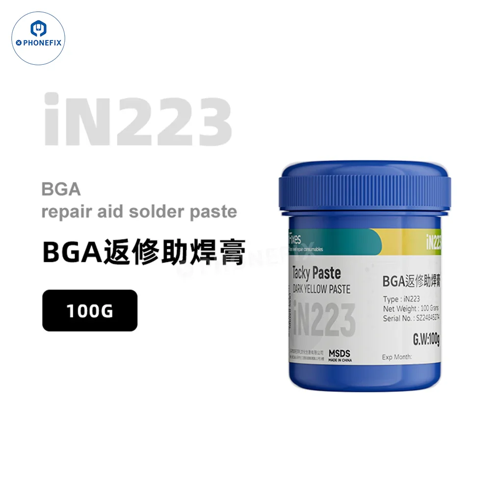 iFixes BGA Repair Solder Paste Lead-free No-clean Flux Paste 100G - Image 6