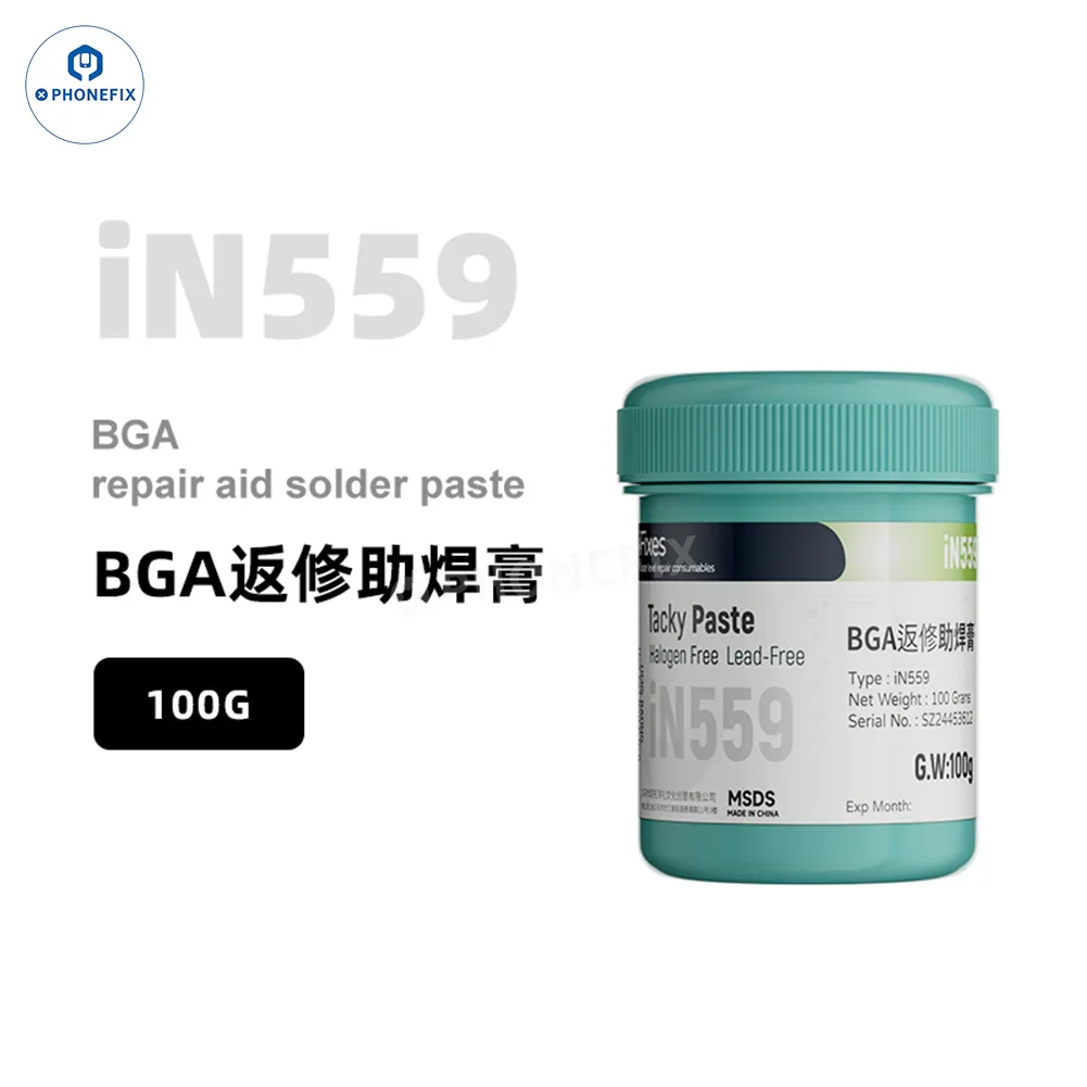 iFixes BGA Repair Solder Paste Lead-free No-clean Flux Paste 100G - Image 7