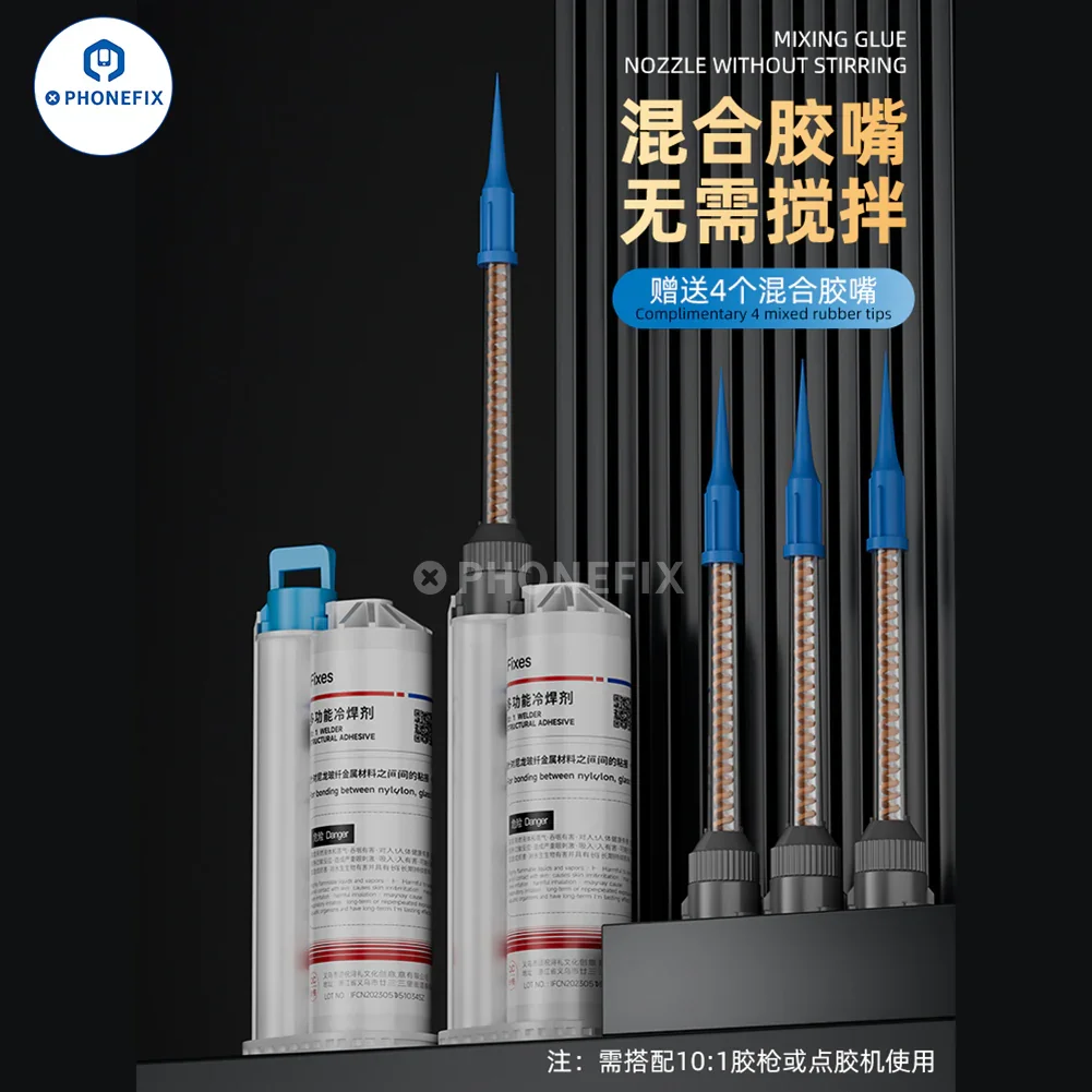 iFixes i14167 Structural Adhesive Metal AB Glue Cold Solder Flux - Image 5
