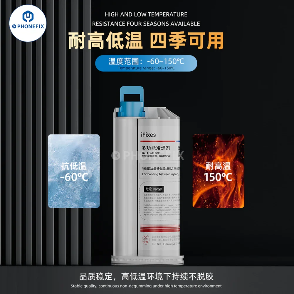 iFixes i14167 Structural Adhesive Metal AB Glue Cold Solder Flux - Image 6