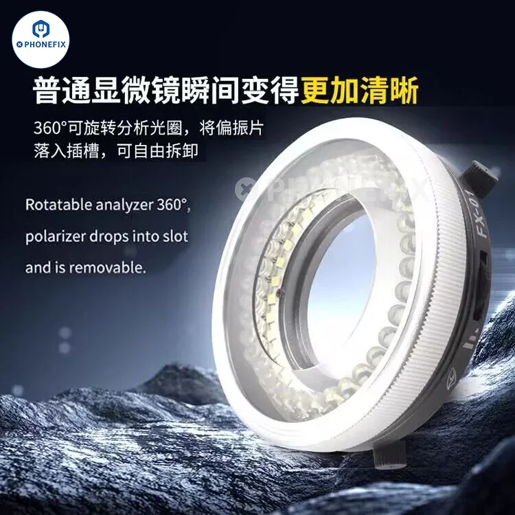 iFixes iL37 Microscope Illuminators Polarized Ring Light 96Pcs LEDs Lamp - Image 12