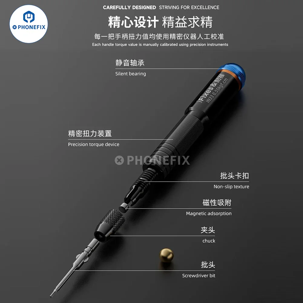 iFixes iN33 3D Precision Torque Screwdriver Phone Disassembly Tool - Image 6