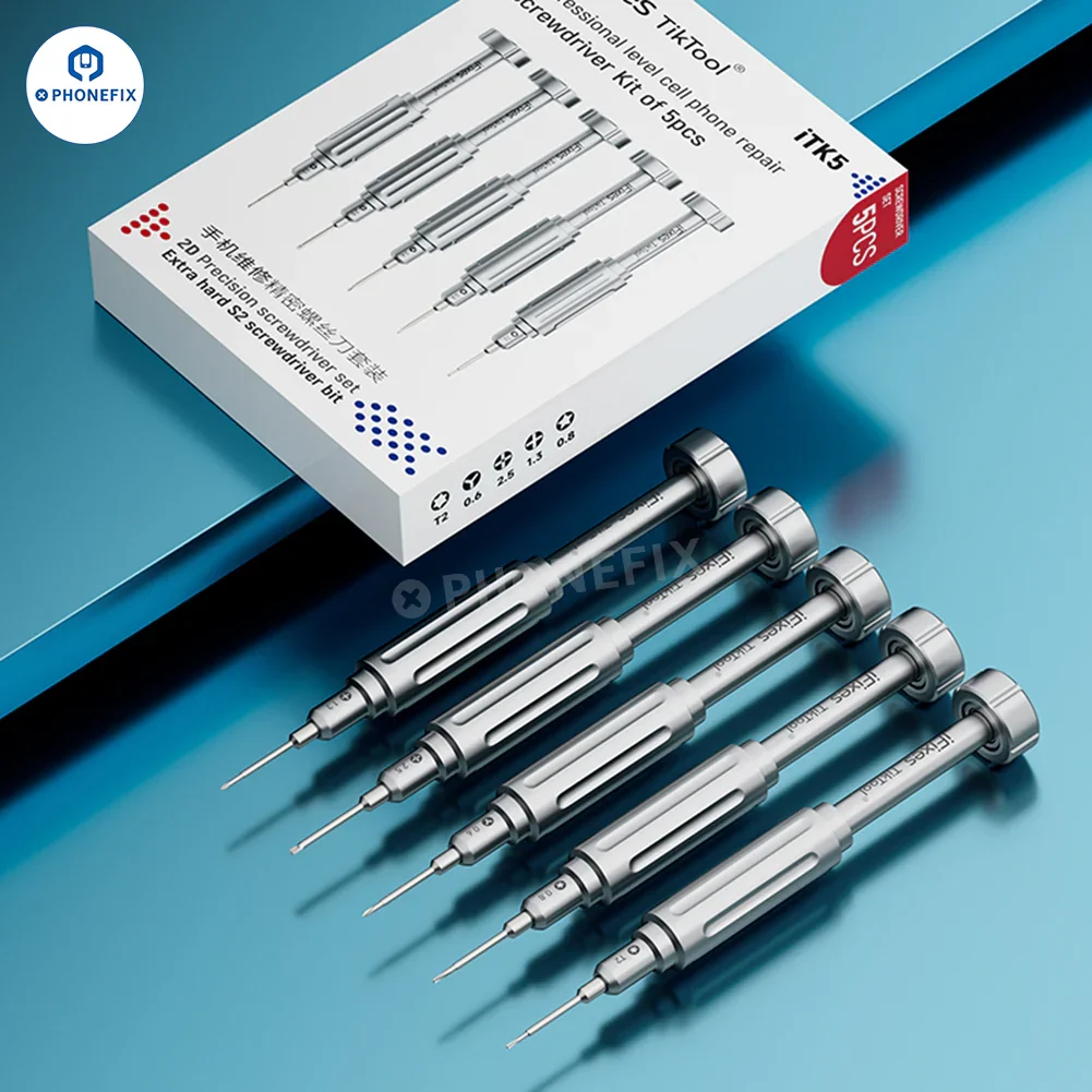 iFixes Tiktool iTK5 Mini Screwdriver Set S2 Bit for Phone Repair - Image 13