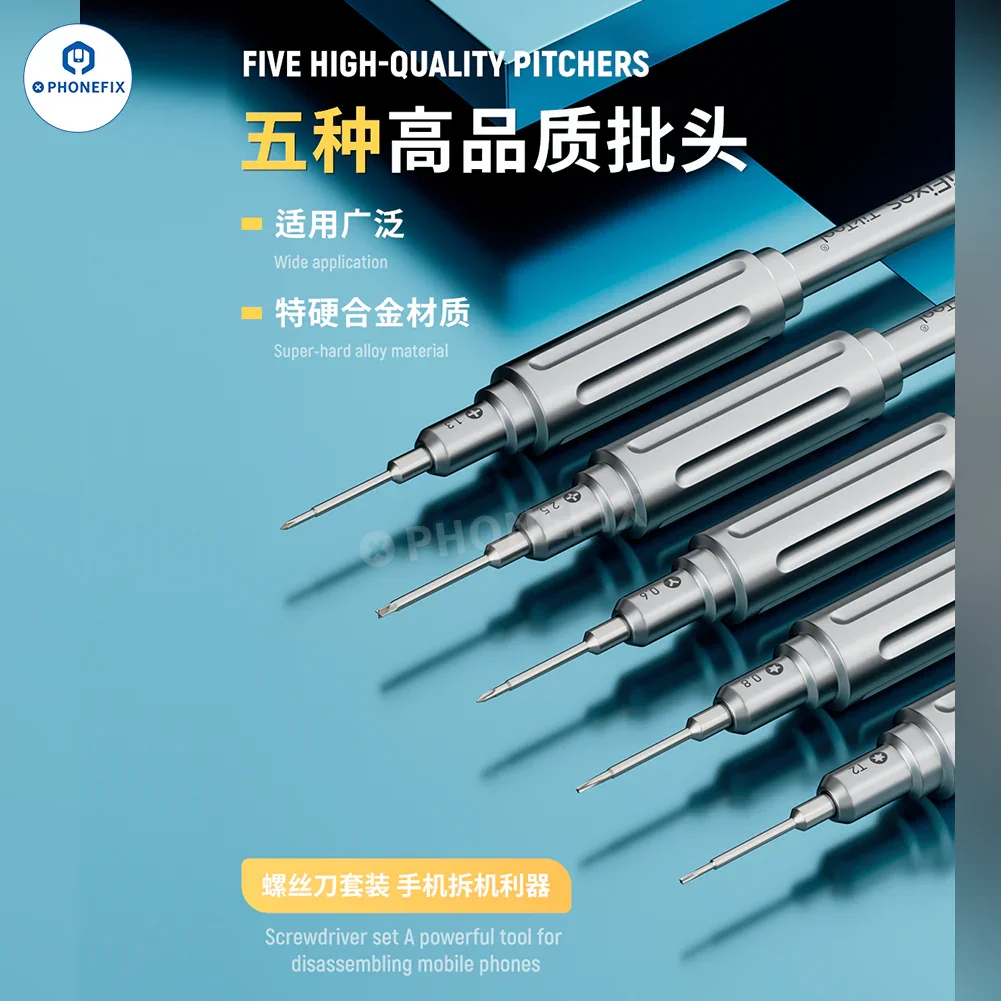 iFixes Tiktool iTK5 Mini Screwdriver Set S2 Bit for Phone Repair - Image 5