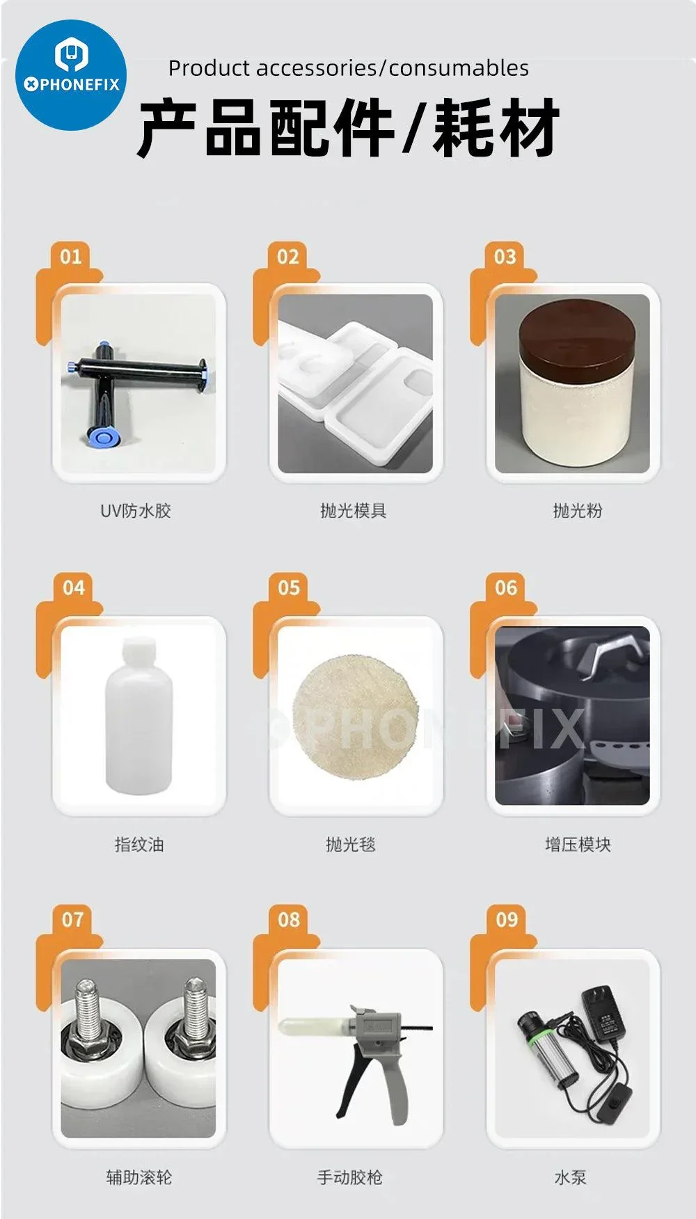iG17 Auto Grinding Polishing Machine LCD Screen Scratch Remover - Image 9