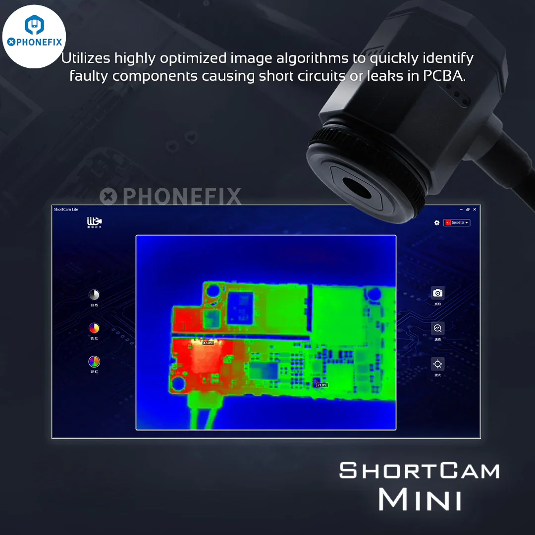 IIT ShortCam Infrared Thermal Imager PCB Board Diagnosis Detector - Image 6