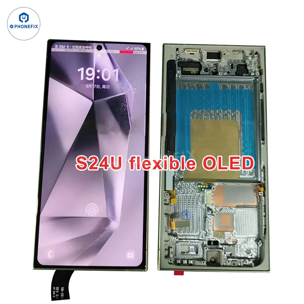 Incell LCD Screen with Frame Assembly for Samsung Note/S Series - Image 22