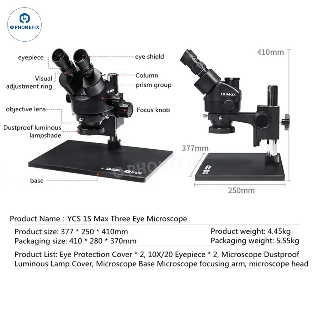 Influencer Yang YCS 1S Max Microscope for Mobile PCB Soldering - Image 14