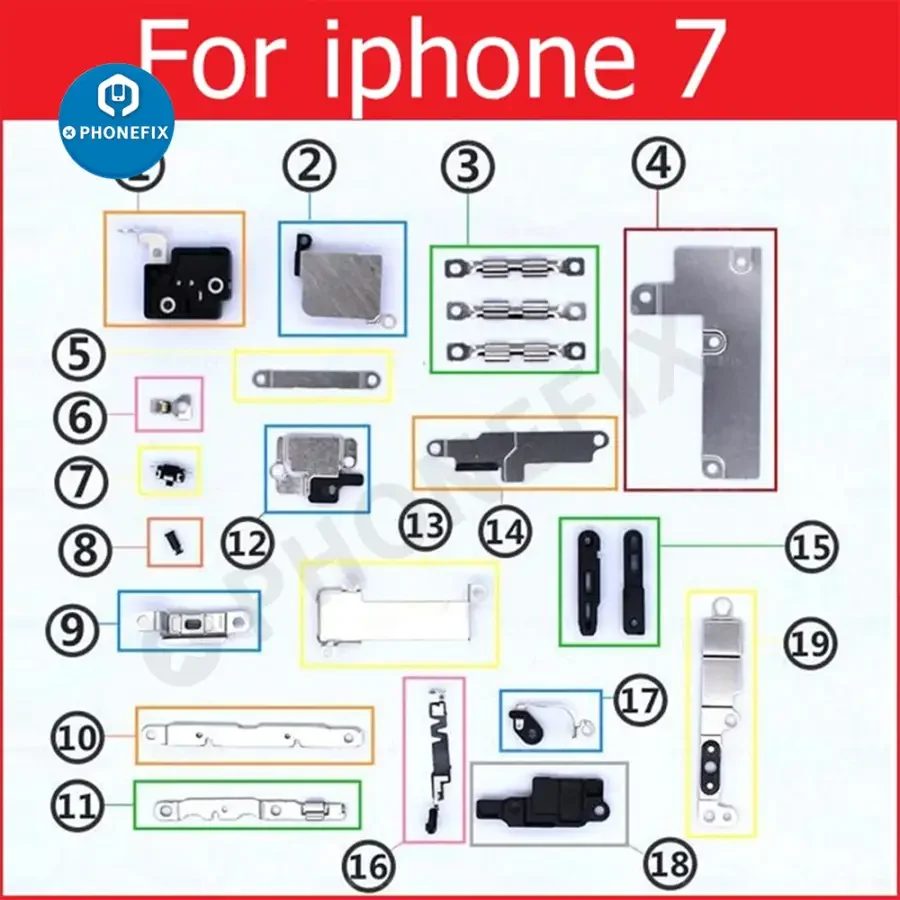 Inside Small Metal Parts Bracket Shield Plate For iPhone 6-17 Pro Max - Image 9