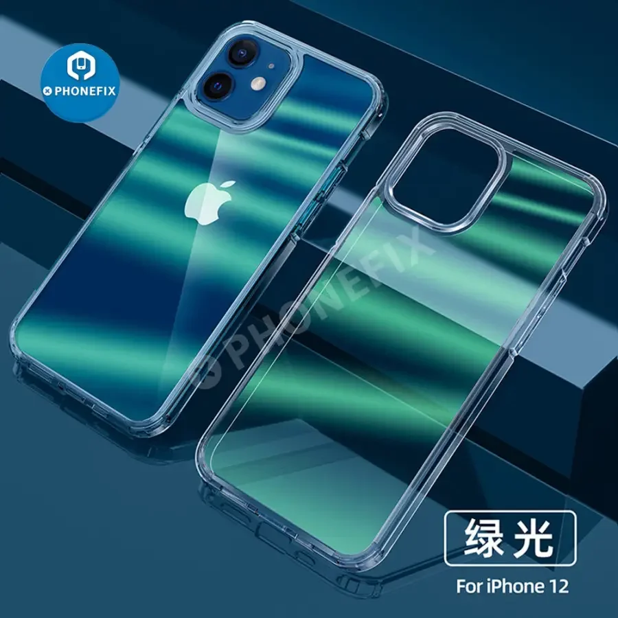 iPhone 11-12 Pro Max Shockproof Clear Acrylic TPU Bumper Protective Case - Image 7