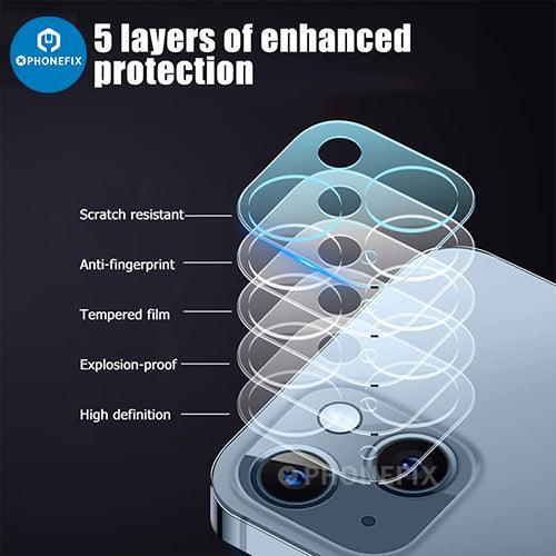 Rear Back Camera Lens Protector Tempered Glass For iPhone 13-14 Pro Max - Image 12