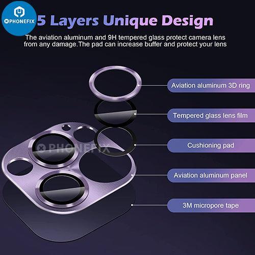 Rear Back Camera Lens Protector Tempered Glass For iPhone 13-14 Pro Max - Image 14