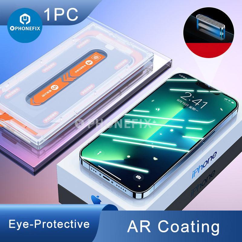 iPhone Series Screen Protector With Easy Installation Dust-Free Box - Image 2