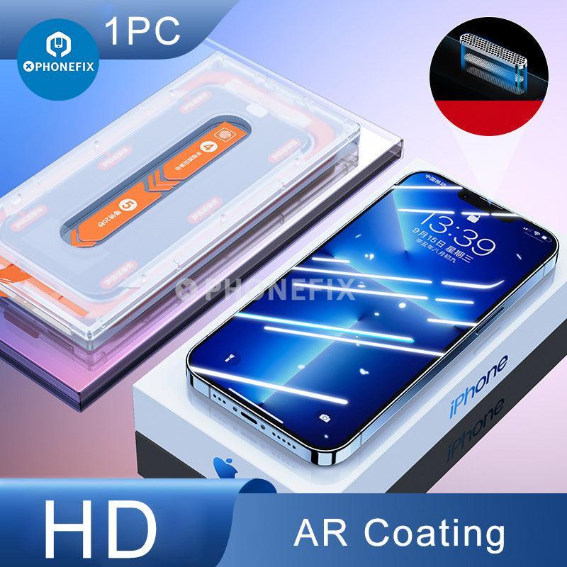 iPhone Series Screen Protector With Easy Installation Dust-Free Box - Image 3