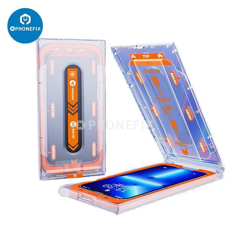 iPhone Series Screen Protector With Easy Installation Dust-Free Box - Image 7