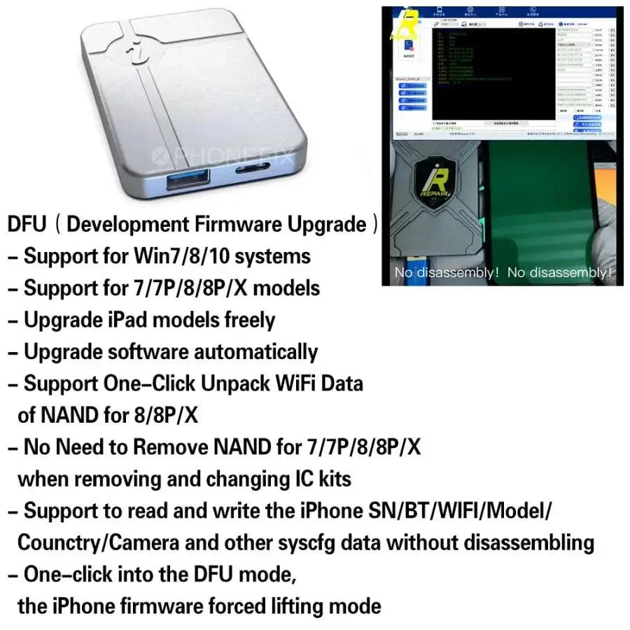iRepair BOX P10 For iPhone iPad  Read Write SN One-Key Wifi Data - Image 4