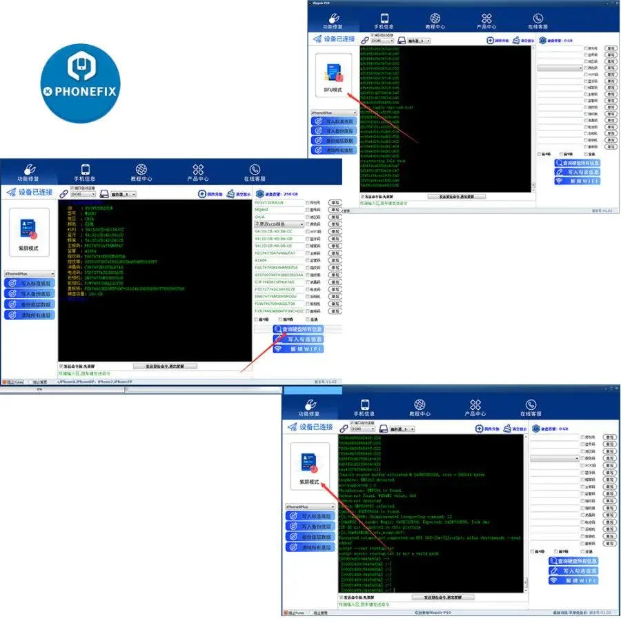 iRepair P10 DFU BOX for iPhone & iPad Development Firmware - Image 5