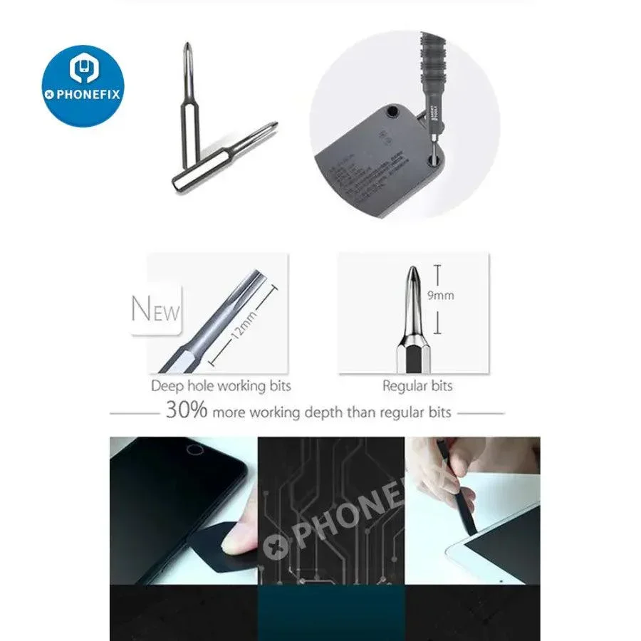 JAKEMY JM-8172 Precision Magnetic Screwdriver Repair Tools Kit - Image 10