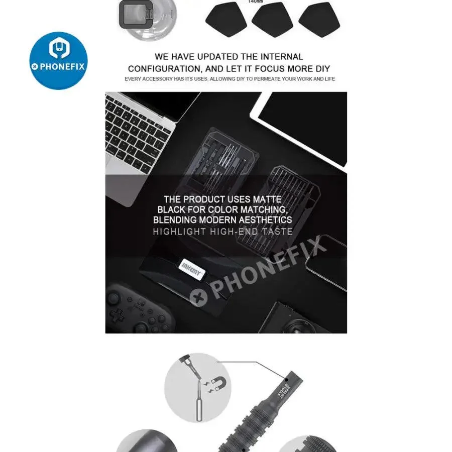 JAKEMY JM-8172 Precision Magnetic Screwdriver Repair Tools Kit - Image 6
