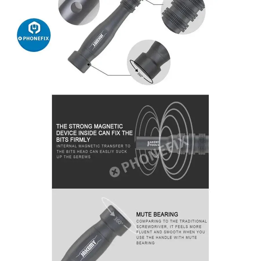 JAKEMY JM-8172 Precision Magnetic Screwdriver Repair Tools Kit - Image 7