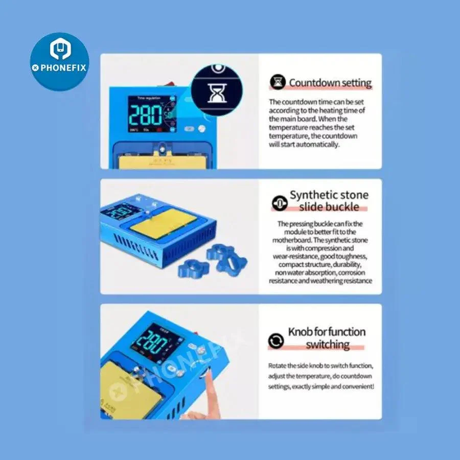 JC Aixun iHeater Pro Preheating Platform For Phone Board Desoldering - Image 9