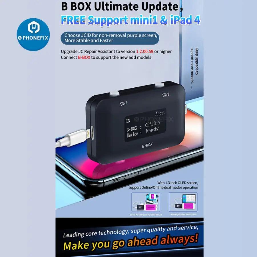 JC B-BOX C3 DFU Black Tool One Key to Purple Mode for iOS A7-A11 - Image 6