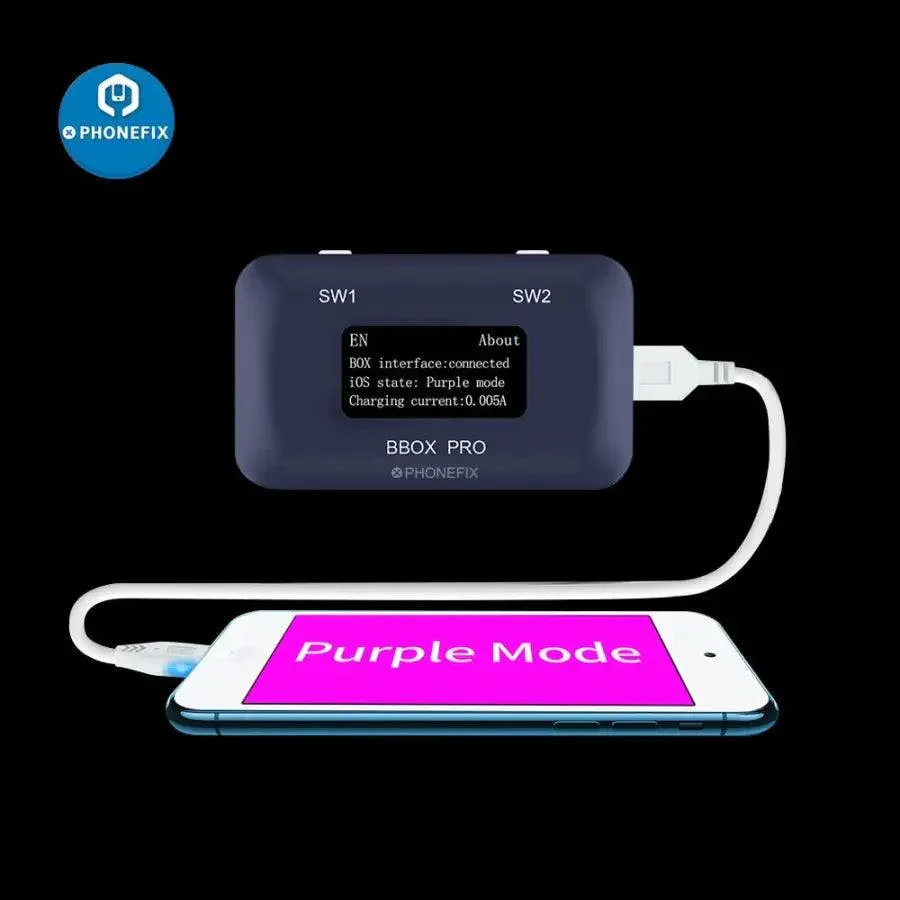 JC B-BOX Pro iOS A7-A11  DFU Tool One Key Purple Mode For iPhone iPad Repair - Image 3
