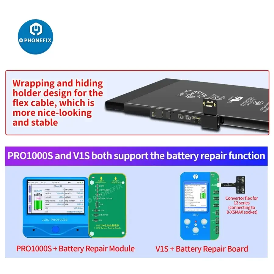 JC Battery Repair Flex Cable For iPhone 11-15 Pro Max - Image 4