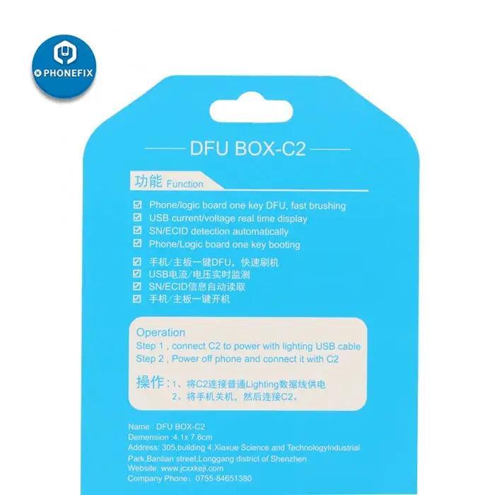 JC C2 DFU BOX One Key DFU iOS iPhone iPad Restore Booting Tool - Image 4