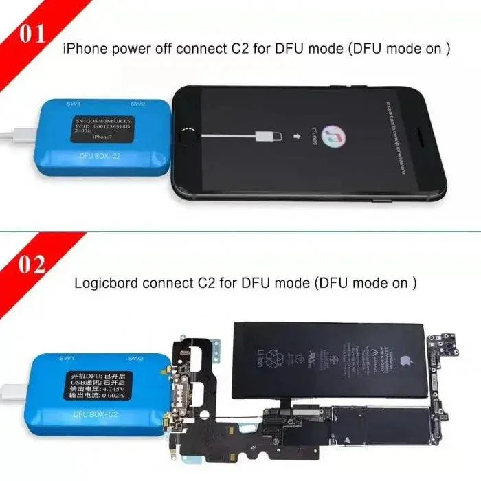 JC C2 DFU Box Replace Engineering DCSD Cable Enter DFU - Image 4