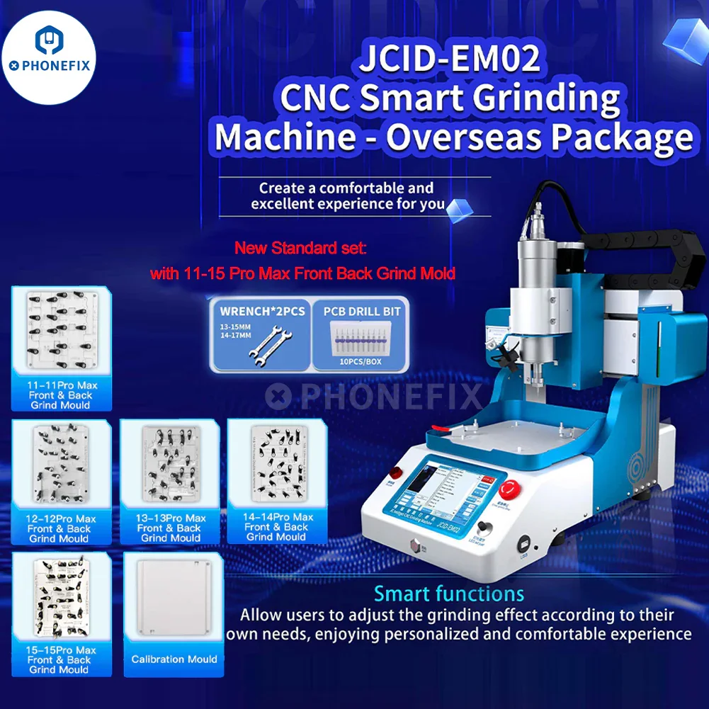 JC CNC Grinder EM03 EM02 Grinding Machine for iPhone PCB IC Repair - Image 4