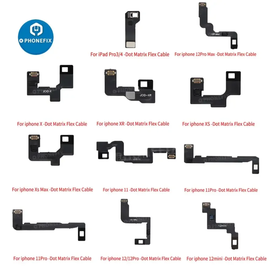 JC Dot Matrix Cable For iPhone X-14PM Face ID Repair Flex Cable - Image 19