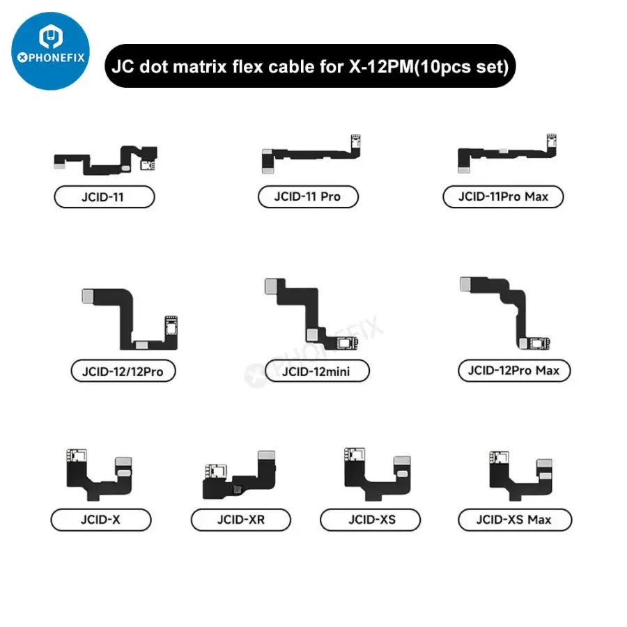 JC Dot Matrix Cable For iPhone X-14PM Face ID Repair Flex Cable - Image 3